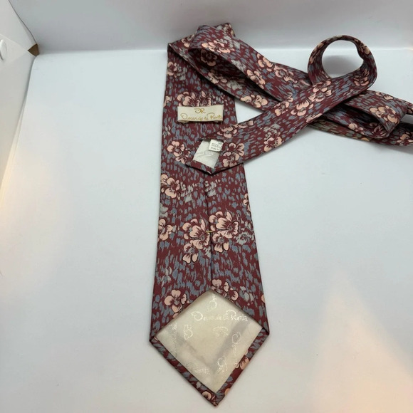 Lot of 5 Designer Tie Boss Dior, Oscar Dela  Renta, Canali, Chaps-Ralph Lauren - Picture 5 of 11